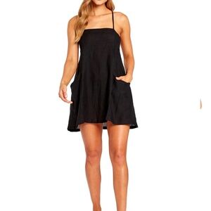 Vitamin A Nola Linen Mini Dress